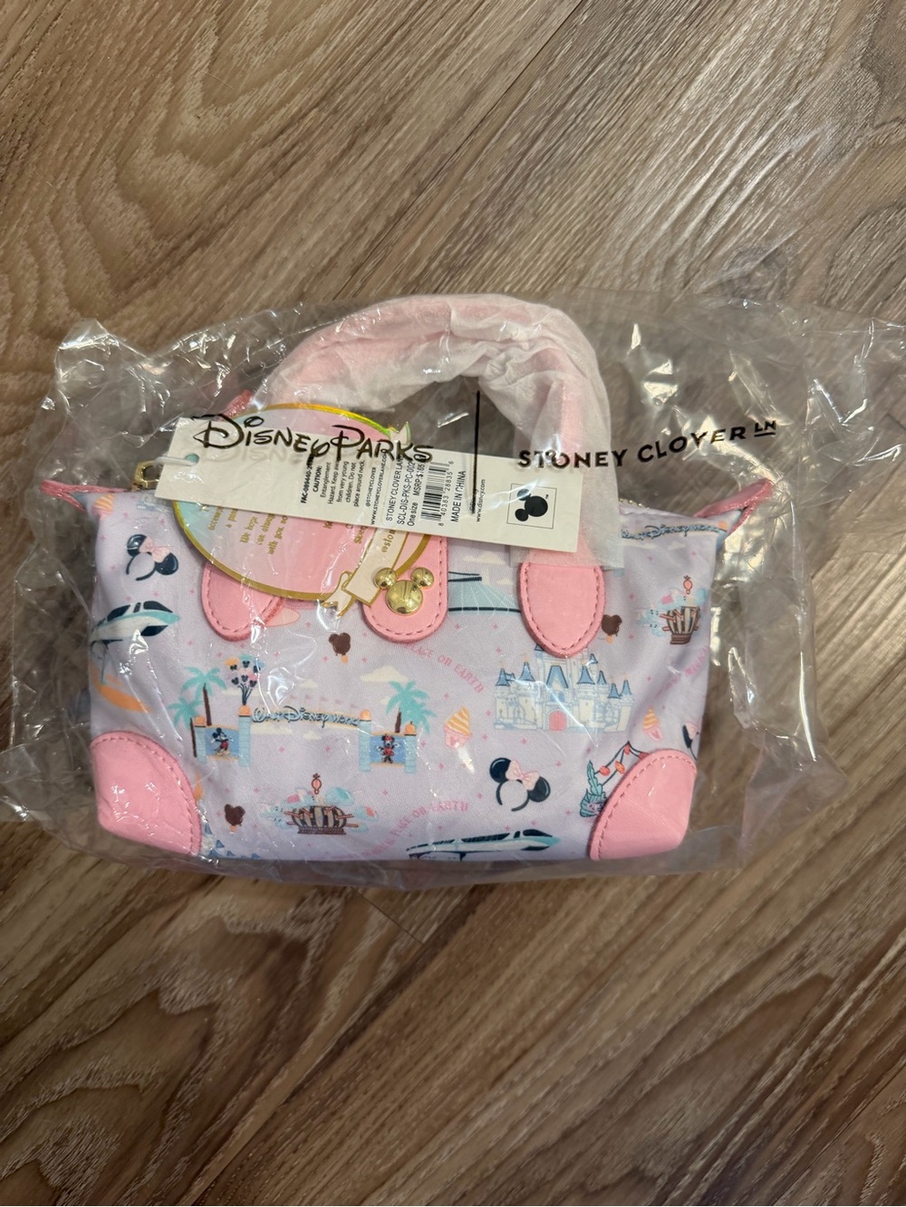 Stoney Clover Lane Pink Disney Parks Crossbody Bag